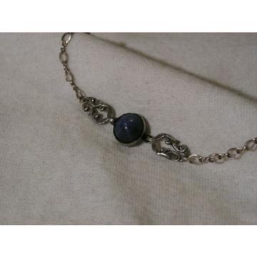 ...Vintage Sterling Silver,3.5ct 9mm Linde/Lindy Blue Star Sapphire Bracelet...