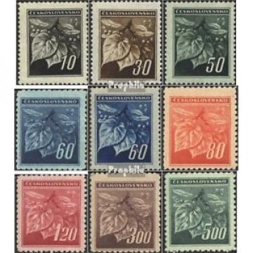 Tchécoslovaquie 424-432 (édition complète) neuf 1945 lInde branche