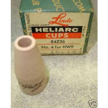 (10)Linde 84Z36 Nozzle $70 Tig HW-9 Size 4 Heliarc RARE