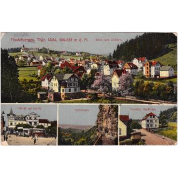 Finsterbergen Friedrichroda 4B Hotel Linde Hainfelsen und Pension Waldhaus 1920