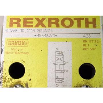REXROTH 4 WE 10 J11/LG24NZ4 HYDRAULIC VALVE XLNT