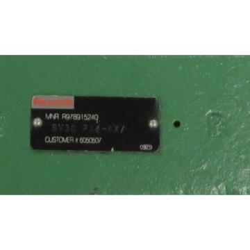 REXROTH Valve MRN: R978915240 P/N: SV30 PA4-4X/