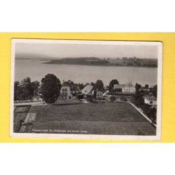 RPPC Germany Frauen-Insel im Chiemsee mit Hotel Linde (A Klein Frauenchiemsee)