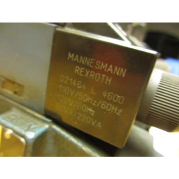 Mannesmann Rexroth 4WEH16E70/6EW110N 9ETDAL Hydraulic Directional Valve