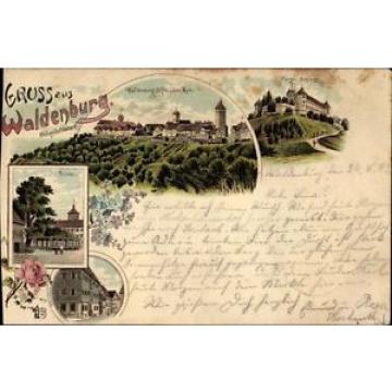 Litho Waldenburg im Hohenlohekreis, Pfarrhaus, Linde, Fürstliches... - 1620121