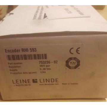 Leine &amp; Linde Encoder RHI 593 753236-02 9..30Vdc 1024 ppr HTL