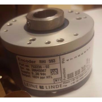 Leine &amp; Linde Encoder RHI 593 753236-02 9..30Vdc 1024 ppr HTL