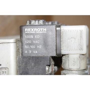 Rexroth Ceram GT10061-2440 x 5 Air Valve Control Manifold Assembly FREE SHIP