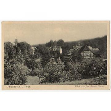 Rottenbach-Paulinzella Kreis Saalfeld-Rudolstadt Blick von der Neuen Linde 1925