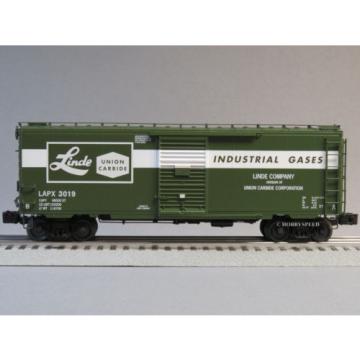 LIONEL LINDE UNION CARBIDE AIR PRODUCTS PS-1 BOXCAR 3019 o gauge train 6-82624