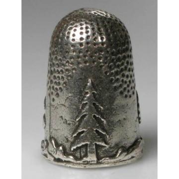 Fingerhut thimble Bäume Pinie Linde Tanne Zinn neu unbenutzt