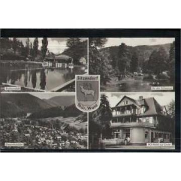 130.907  Sitzendorf i. Schwarzatal, HO-Hotel zur Linde, Badeanstalt, Schwarza