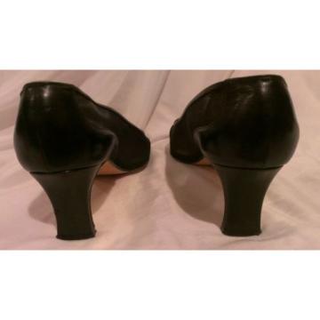 Susan van der Linde Spectator Heels * 8.5 US, 39 EU * Black Leather and Mesh