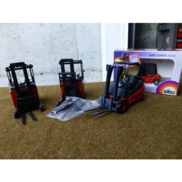 LOT OF FOUR,LINDE/SIKU,ELECTRO-STAPLER,GERMAN METAL TOY TRACTORS,ORIGINAL BOXES