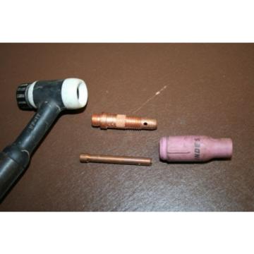 TIG WP-17 Torch body Hose 3/8 collet V-92 valve Linde Weldcraft