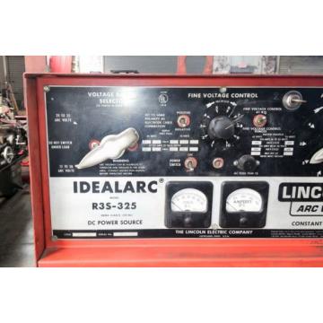 LINCOLN IDEALARC R3S-325 DC MIG WELDER W/ LINDE SPOOL GUN FOR ALUMINUM WELDING