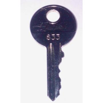 LINDE 633 FORKLIFT KEY CUT TO CODE, PROFESSIONAL KEYSMITH SERVICE!!