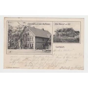 AK GARLSTORF  Gasthaus zur Linde Alter Meierhof Kutsche Fahrrad  1904  gelaufen