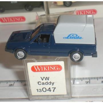 WIKING 13 047 VOITURE VOLKSWAGEN VW CADDY LINDE CAR ECHELLE 1:87 HO OCCASION OVP