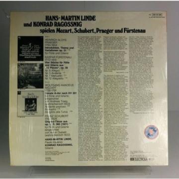 Linde/Ragnossnig Mozart/Schubert/Praeger/Furstenau EX German Import Classical