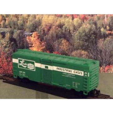 VINTAGE LIFE LIKE HO SCALE LINDE UNION CARBIDE BOX CAR LAPX #358 GREEN