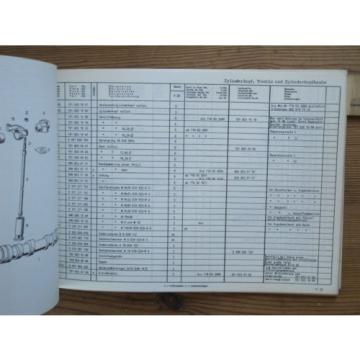 LINDE GÜLDNER Ersatzteilkatalog Ausgabe 1966 Dieseltraktoren Typ G 30 / G 30 S