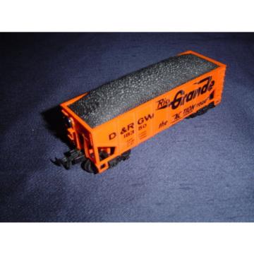 LIFE LIKE HO SCALE 2 TRAIN CARS LINDE BOX, RIO GRANDE D&amp;RGW COAL HOPPER