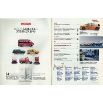 Zeitschrift Modell Fahrzeug 4 96 1996 Coca Cola Fiat 500 Morgan 4/4 Linde E16 VW