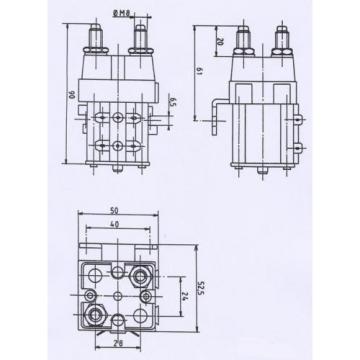 CONTACTEUR DE PUISSANCE HARDELLET 24 V VOLTS LINDE FENWICK 0009763526 UNIPOLAIRE