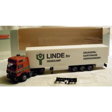 AWM 56212: MB-Actros Sattelzug &#034;Linde bv, Denekamp&#034;, Kunststoff-Modell in H0