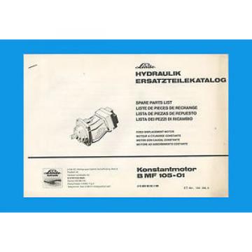 Linde Konstantmotor B MF 105-01  Ersatzteilliste  Claas  Ersatzteilkatalog