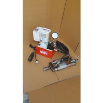 SPX PowerTeam PE550 Hydraulic Pump 10,000 PSI/ 700 Bar w/ Post-Tension Jack