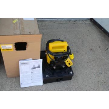 ENERPAC PUJ-1401E HYDRAULIC PUMP 4 WAY VALVE  new 230 volt