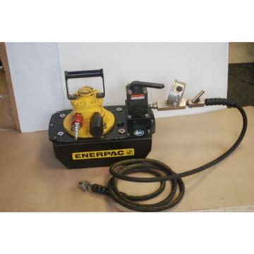 ENERPAC ZA4608MX AIR DRIVEN HYDRAULIC PUMP 10,000PSI 3-WAY 3-POS. GAUGE &amp; VALVE