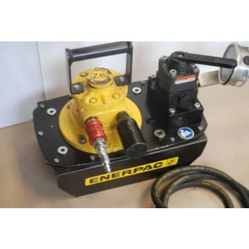 ENERPAC ZA4608MX AIR DRIVEN HYDRAULIC PUMP 10,000PSI 3-WAY 3-POS. GAUGE &amp; VALVE