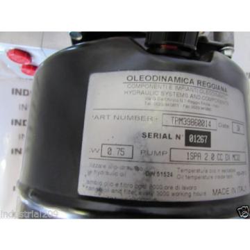 OLEODINAMICA REGGIANA HYDRAULIC PUMP TPM39860014 NEW