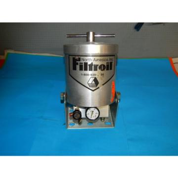 Filtroil BU-50 Hydraulic filtration unit .30GPM flow rate BU50