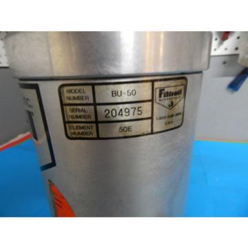 Filtroil BU-50 Hydraulic filtration unit .30GPM flow rate BU50