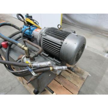 VICKERS T50P-VE Hydraulic Power Unit 25 HP 2000PSI 33GPM 70 Gal. Tank