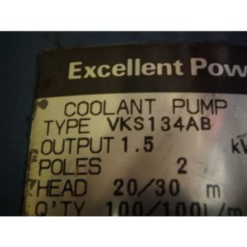 FUJI ELECTRIC 3 PHASE ELECTRIC COOLANT PUMP VKS134AB