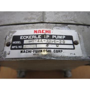 NACHI Fujikoshi Corp, Type :IPH-4A-32-E-20 Hydraulic Pump working before removal