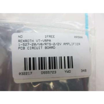 Origin REXROTH VT-VRPA 1-527-20/V0/RTS-2/2V HYDRAULIC VALVE AMPLIFIER CARD D555723