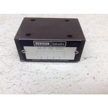 Denison Hydraulics BA-01 098-90950 Block BA0109890950 origin TB