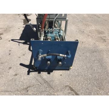 40 HP 5000 PSI Hydraulic Power Unit Parker Denison P6P Gold Cup Pump 40 GPM