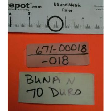 O-Rings -018 Buna N 70 Duro Denison p/n 671-00018, 1000 pcs