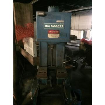 8 Ton Multi Press Model W4R80H Hydraulic C- Frame Press Denison