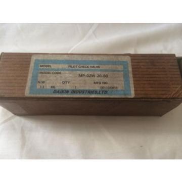 Hydraulic pilot check valve Daikin MP-02W-20-60  origin in the box