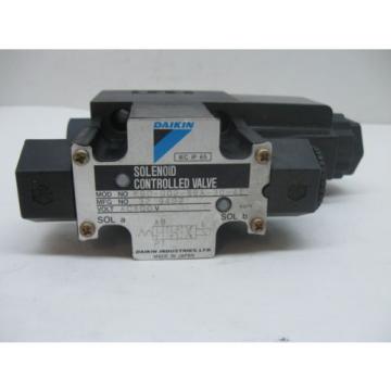 Daikin KSO-G02-8BA-30-4T Solenoid Controlled Hydraulic Valve origin