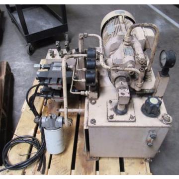 HYDRAULIC POWER UNIT W/ DAIKIN MOTOR PUMP V15A2F-J, PISTON PUMP V15 A2R-40 QE