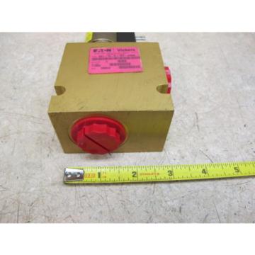 EATON / VICKERS,  2 WAY NC SOLENOID VALVE,  SV1-16-C-12T-24DG,  3000 PSI